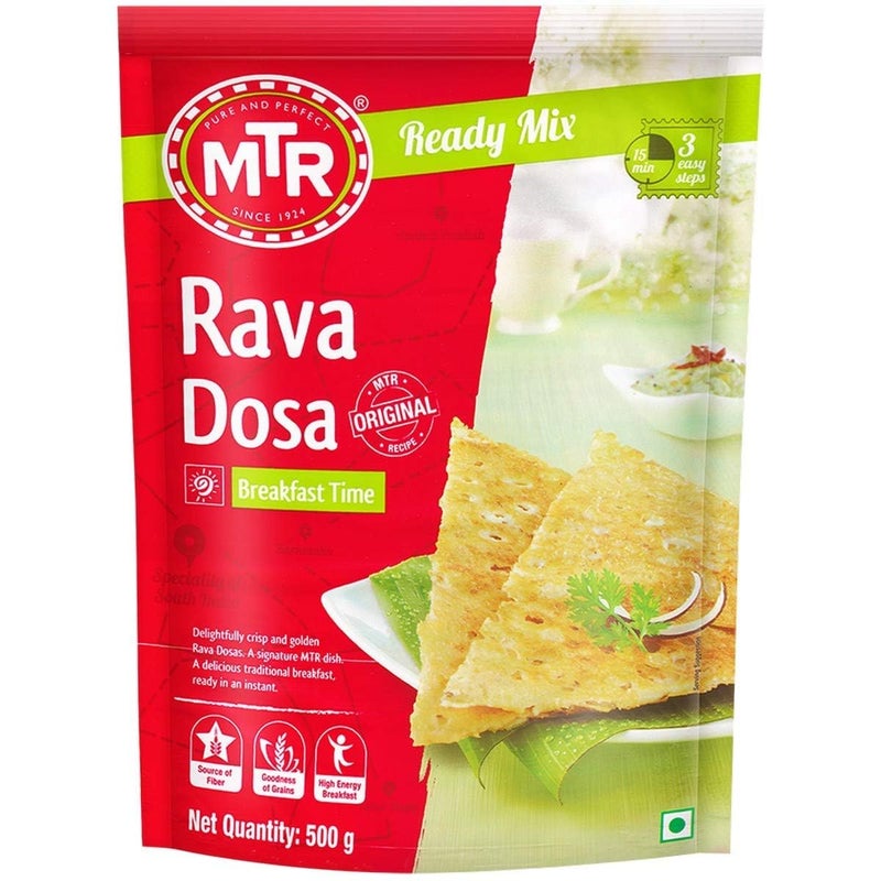 MTR Rava Dosa Mix - 500g - Pack of 2 - Image 1